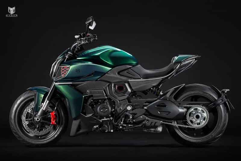 موتورسیکلت Ducati Diavel 2024 طرحی از بنتلی